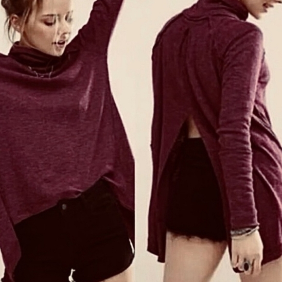 Free people Date night juicy long sleeve thermal top red - Picture 5 of 5